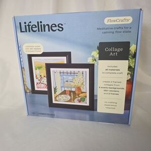 Collage Art Picture Frame Kit - Black and White